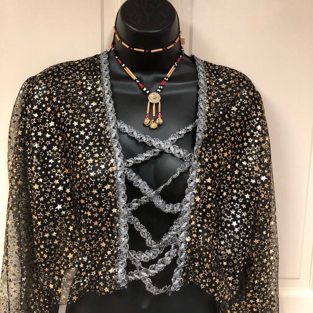 70s Vintage Sheer Crop Top